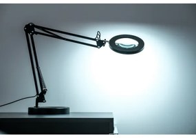 Lampă LED dimabilă de masă cu lupă Brilagi LED/12W/5V 3000/4200/6000K negru