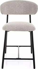 Scaun de bar Elton H-2 Noelle bej 231 / negru mat
