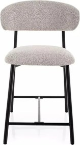 Scaun de bar Elton H-2 Noelle bej 231 / negru mat