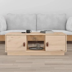 vidaXL Măsuță de cafea, 100x50x35 cm, din lemn masiv de pin