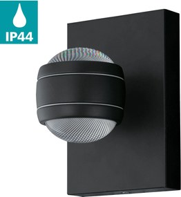 EGLO LED Aplica de exterior SESIMBA neagra 13/14/19.5 cm