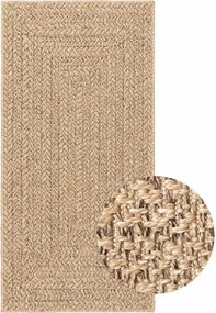 vidaXL Covor ZIZUR aspect iută, 60x110 cm, pentru interior și exterior