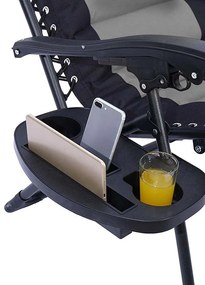 Scaun Delux gravitatie zero-gri