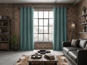 Perdea opaca DREAM VELVET 140x270 cm, turcoaz Agatat: Rejansa