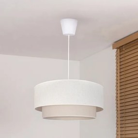 Brilagi - Pendul LED pe cablu BOHO ECO 1xE27/10W/230V Ø 40 cm crem