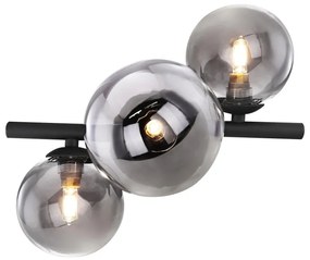 Aplica de perete sau tavan design modern RIHA fumurie 56133-3W GL