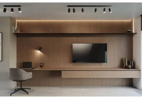 Spot LED ASMUS 3xGU10/7W/230V negru Brilagi