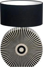 Veioza cu incrustatii din os HARMONY NATURE 65cm