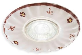 Spot incastrabil design retro realizat manual din ceramica PESCARA