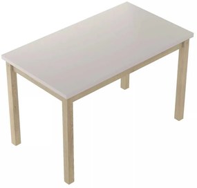 Masă de bucătărie Adam 120 x 68 cm, crem / stejar cremona