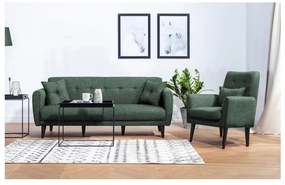 Set canapea fotoliu Aryanna (Verde). 1101498