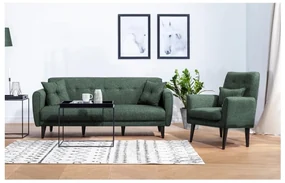 Set canapea fotoliu Aryanna (Verde). 1101498
