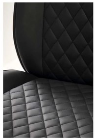 Scaun de birou Gettysburg, negru / nuc