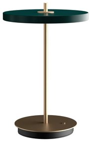 Veioză verde LED cu intensitate reglabilă cu abajur din metal (înălțime 31 cm) Asteria Move – UMAGE