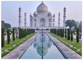 Tablou - Taj Mahal în răsăsrit de soare (70x50 cm)