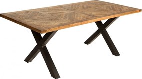 Masa design industrial Infinity Home 160cm, mango natur A-39286 VC