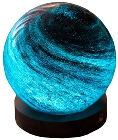 Decorațiune luminoasă maro închis/în culoare naturală închisă cu USB ø 8 cm Stellar Ocean – Gingko