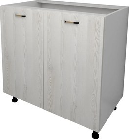 Corp Baza Lecce, 2 Usi, Pin Alb/Alb, 80 x 50 x 80 cm