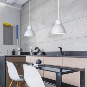 Rabalux 2577 - Lustră DEREK 1xE27/60W/230V alb