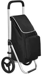Carucior cumparaturi Pliabil Negru 40 L
