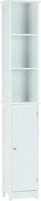 Dulap ATENE TYPUL 1, alb, cu o usa, 30x24x172 cm