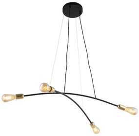 Lustră pe cablu HELIX 4xE27/15W/230V