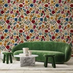 Fototapet - Flori multicolore (147x102 cm)