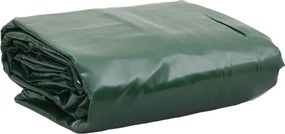 vidaXL Prelată, verde, 5x5 m, 650 g/m²