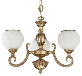 Candelabru din alama cu 3 brate design italian 8550