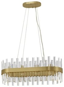 Lustra suspendata eleganta design modern Crown 80x36cm