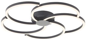 Plafonieră LED dimabilă Brilliant FICO LED/32W/230V d. 57 cm negru