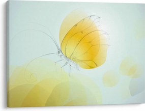 Tablou - Fluturele galben (70x50 cm)