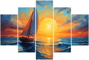 Tablou - Sailboats (150x105 cm)