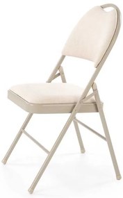 Scaun pliabil Dover, crem / bej
