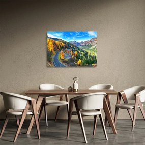 Tablou pe sticlă - Trecătoarea Malay Pass (70x50 cm)