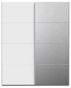 Dulap cu oglindă KARO, 170 x 210 cm, alb
