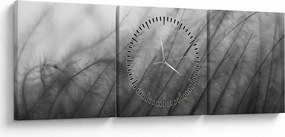 Tablou - Iarba în vânt (cu ceas) (90x30 cm)