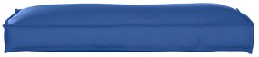 vidaXL Pernă pentru spătar din paleți Albastru regal 120 x 40 x 12 cm