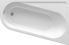 Ravak CA41000000 - Cadă de colț CHROME 170x105 cm acrilică/albă