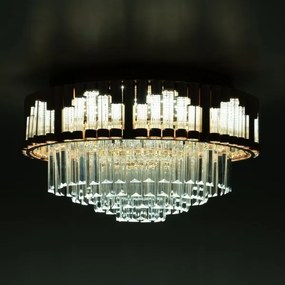 BRILAGI - Plafonieră LED reglabilă CROWN LED/41W/230V Ø 48 cm aurie + telecomandă