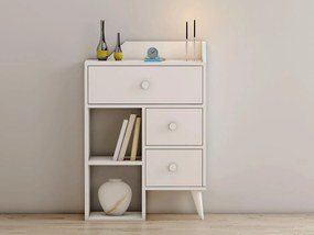 Comodă Dekube 3 ( alb) . 1093717