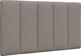 vidaXL Pernă pentru tăblie de pat, Hanko, gri taupe, 80 cm, material textil