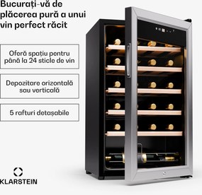 Klarstein Shiraz Premium Smart 24, frigider pentru vinuri