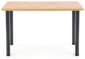 Masa Modex 2 stejar/negru L120 x l68 x H75