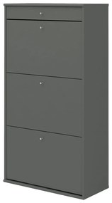 Suport de pantofi gri cu uși rabatabile Mistral - Hammel Furniture