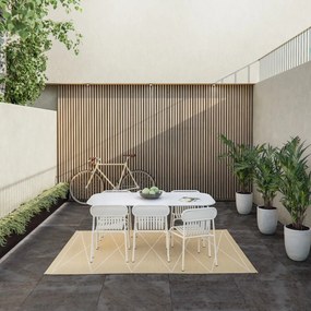 Covor tip traversă pentru interior și exterior bej 70x240 cm Max Sand – Pappelina