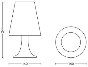 Philips 71795/99/16 - Lampa copii STAR WARS LED/2,3W/230V