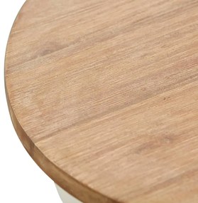 Masa laterala, 50 x 40 x 66 cm, lemn masiv de acacia