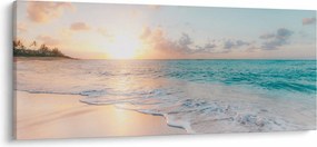 Tablou - Plaja de vis (120x50 cm)