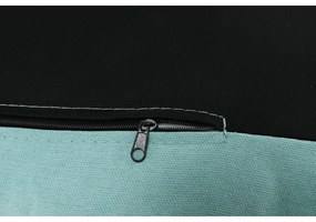 Scaun cu suport pt. picioare, mentol / natural, ZANDER